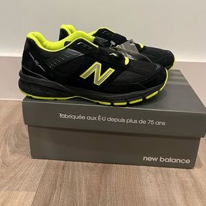 NEW BALANCE 990V5 MADE IN USA 'BLACK HI LITE'